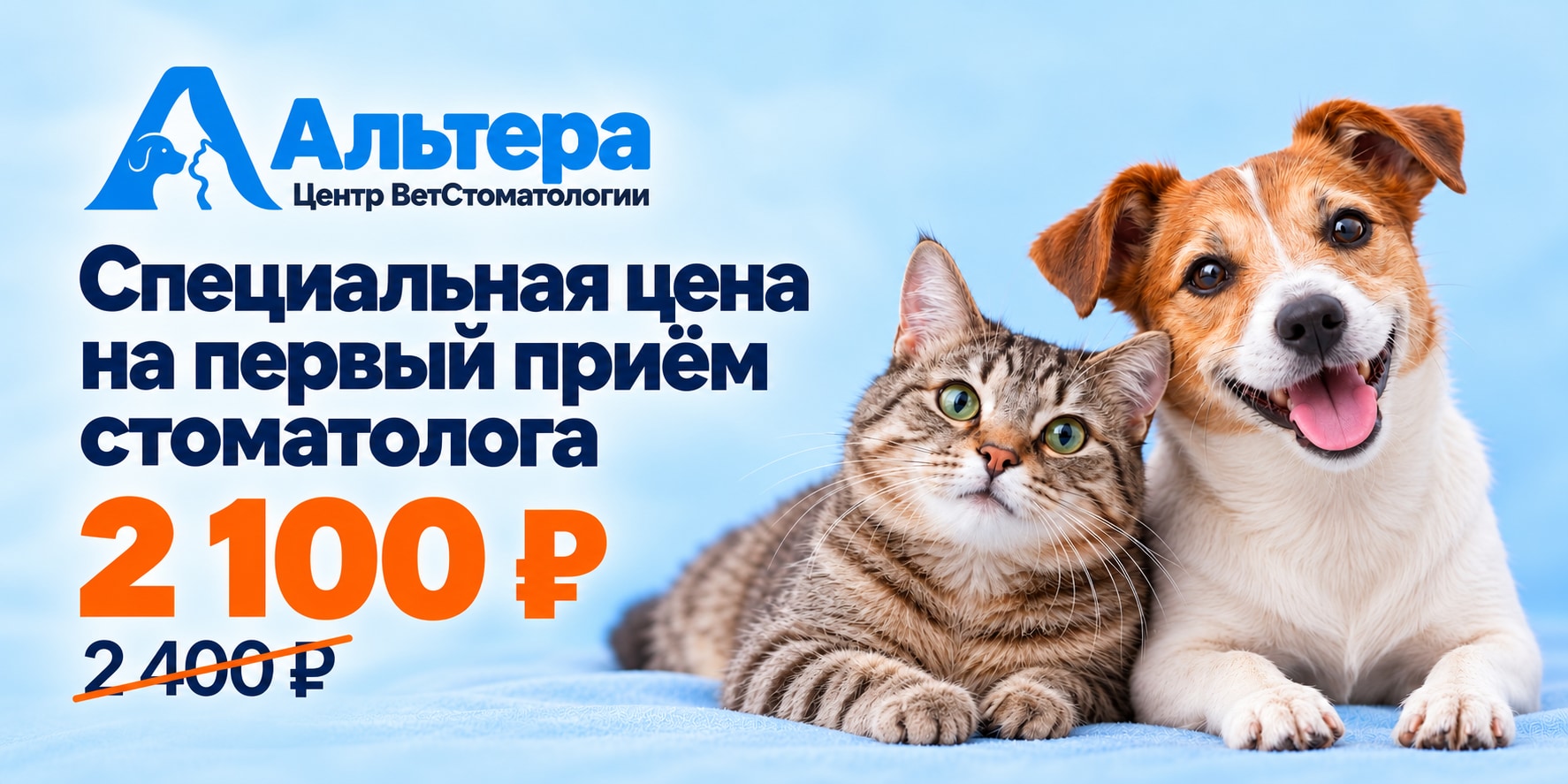 Специальная цена на первый приём стоматолога